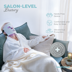 Nourished Bodynskin LED Light Therapy Face Mask - 2 Modes with Near-Infrared, Full-Mouth Coverage
